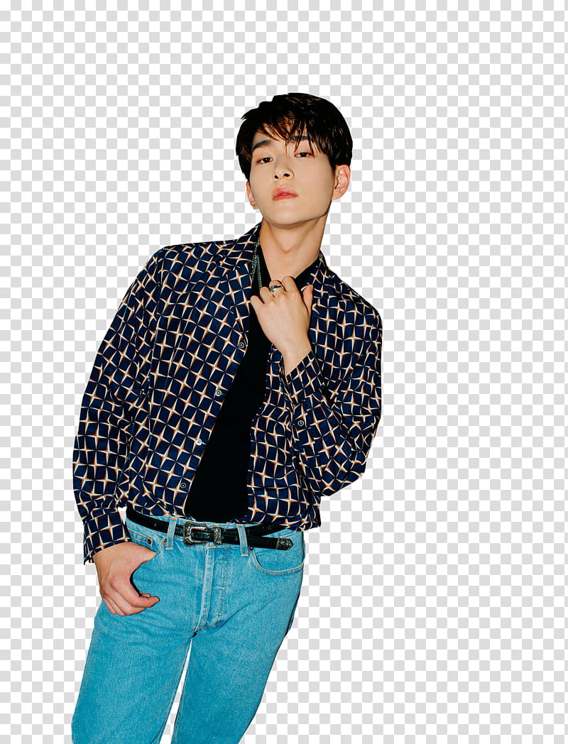 SHINee , man holding neckline transparent background PNG clipart