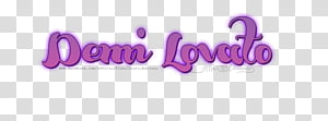 Demi Lovato Texto s transparent background PNG clipart thumbnail