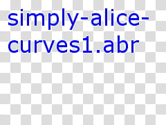 Curves, simply-alice curves  abr text transparent background PNG clipart
