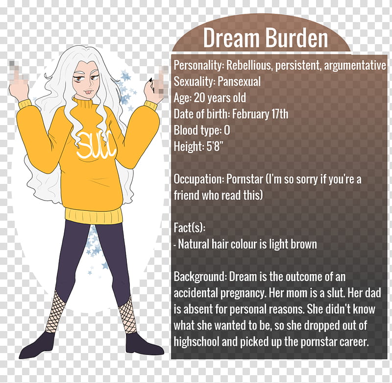 Reference: Dream Burden transparent background PNG clipart