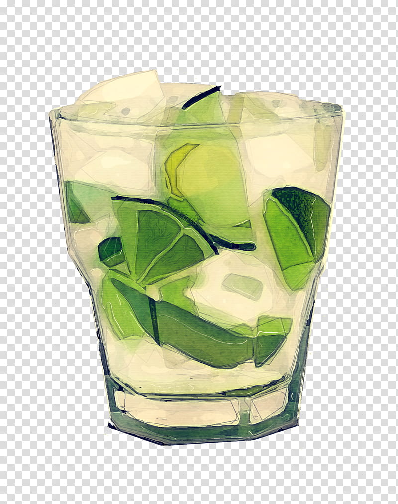 Mojito, Drink, Green, Alcoholic Beverage, Cocktail, Caipirinha, Highball Glass, Appletini transparent background PNG clipart