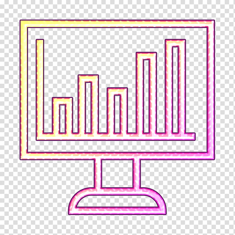 business icon chart icon finance icon, Financial Icon, Pink, Line, Text, Magenta transparent background PNG clipart