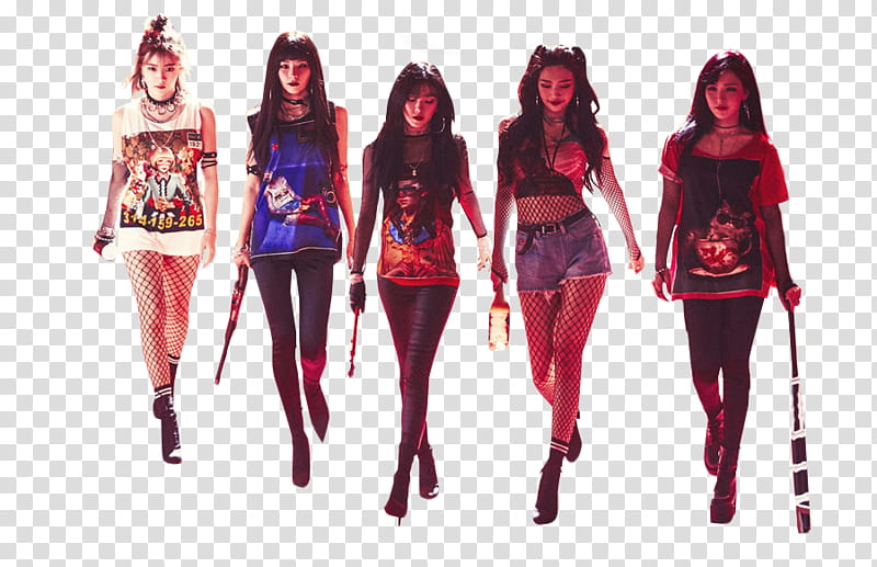 Red Velvet Bad Girl transparent background PNG clipart