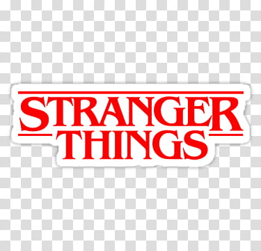 Stranger Things Stickers , Stranger Things logo transparent background PNG clipart