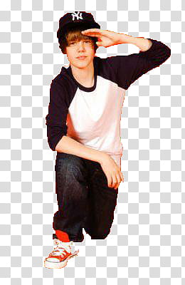 Justin Bieber, Justin Bieber wearing white and black raglan long-sleeved shirt transparent background PNG clipart