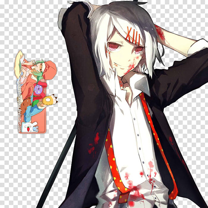 Suzuya Juuzou (Tokyo Ghoul), Render, male anime character transparent background PNG clipart