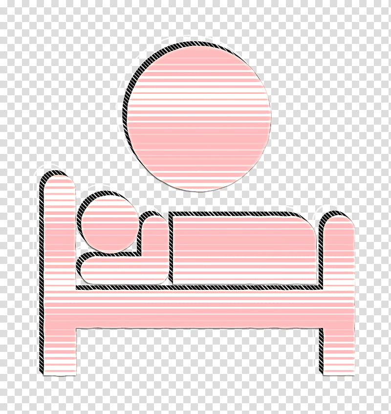 hotel icon information icon, Furniture, Pink, Line, Bench, Couch, Table transparent background PNG clipart