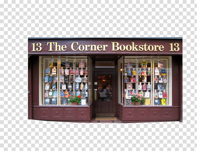  The Corner Bookstore store transparent background PNG clipart