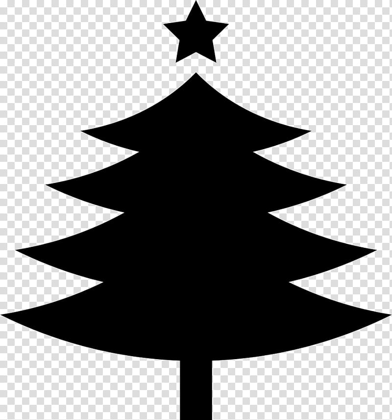 Christmas Black And White, Christmas Tree, Christmas Day, Santa Claus, Christmas Ornament, Fir, Spruce, Christmas Decoration transparent background PNG clipart