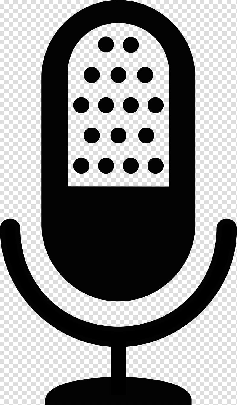 Microphone, Recording, Sound, Recording Studio, Music, Line, Blackandwhite transparent background PNG clipart