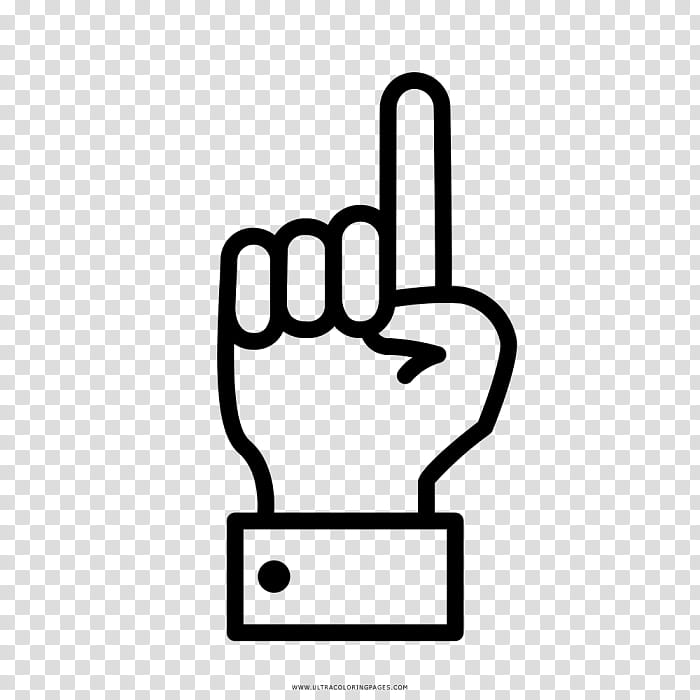 Middle Finger, Gesture, Hand, Thumb, Technology, Line Art, Coloring Book transparent background PNG clipart