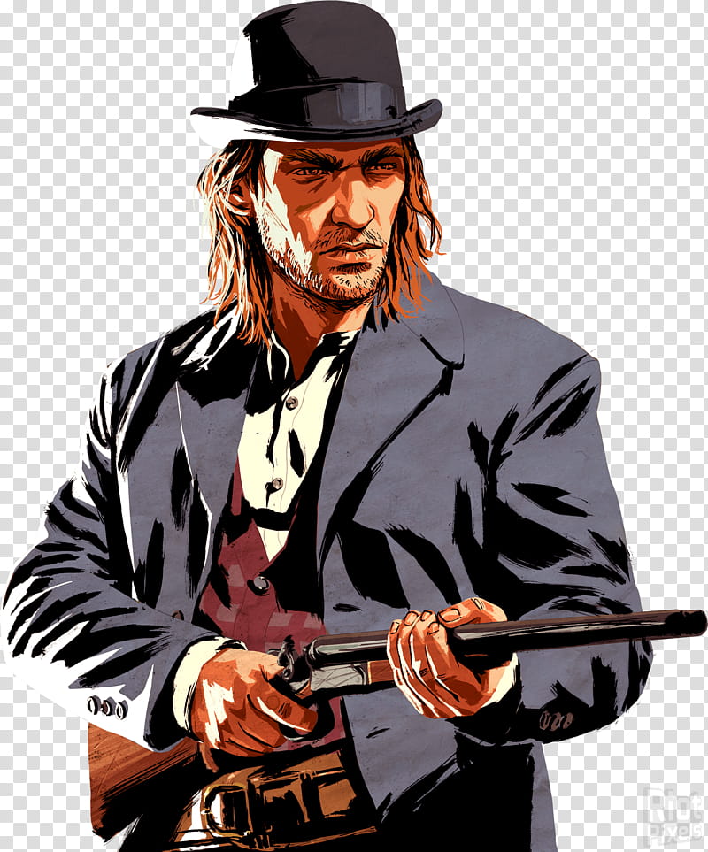 Music Poster, Red Dead Redemption, Red Dead Redemption 2, Video Games, Rockstar Games, Character, Arthur Morgan, Grand Theft Auto transparent background PNG clipart