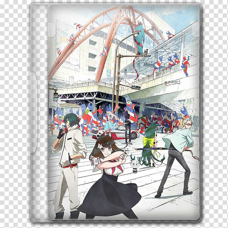 Anime  Summer Season Icon , Gatchaman Crowds insight, anime folder icon transparent background PNG clipart