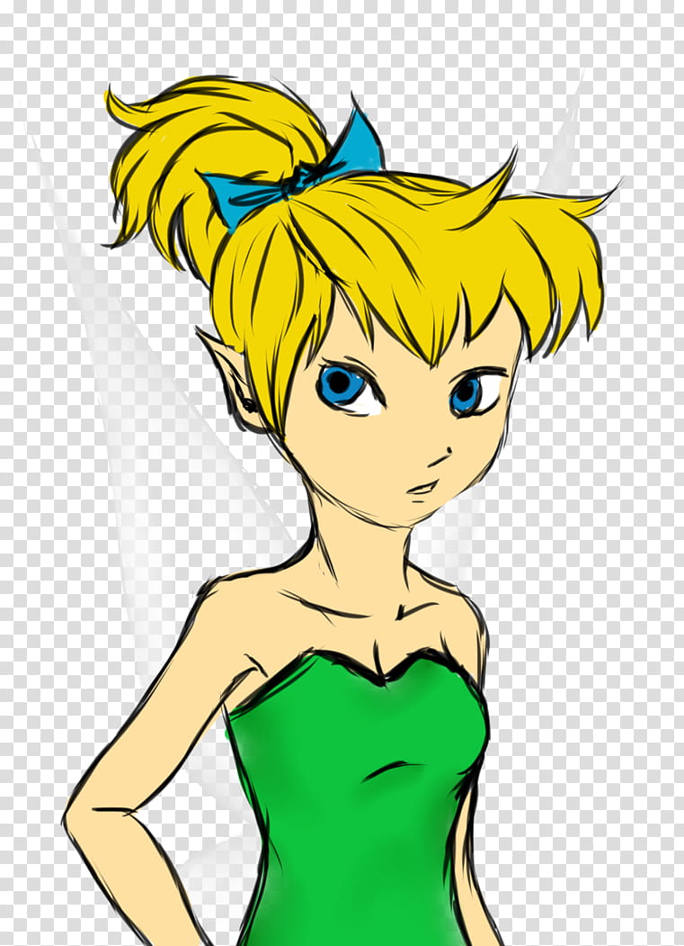 Tinkerbell manga version transparent background PNG clipart