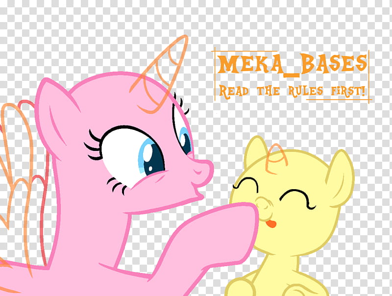 Base Who my little potato, yellow and pink My Little Pony art transparent background PNG clipart