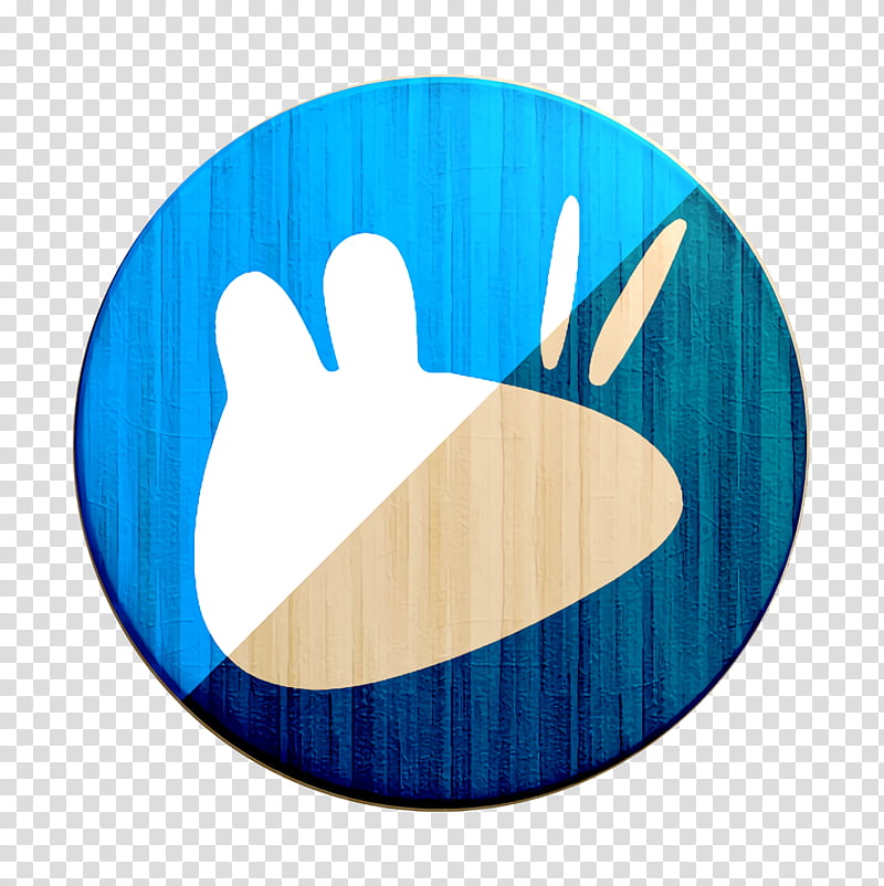 xubuntu icon, Turquoise, Aqua, Finger, Hand, Gesture, Circle, Thumb transparent background PNG clipart