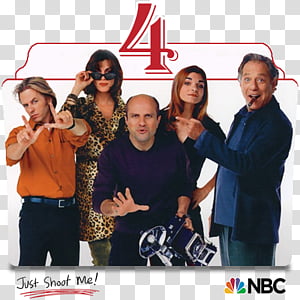 Just Shoot Me series and season folder icons, Just Shoot Me S04 ( transparent background PNG clipart thumbnail