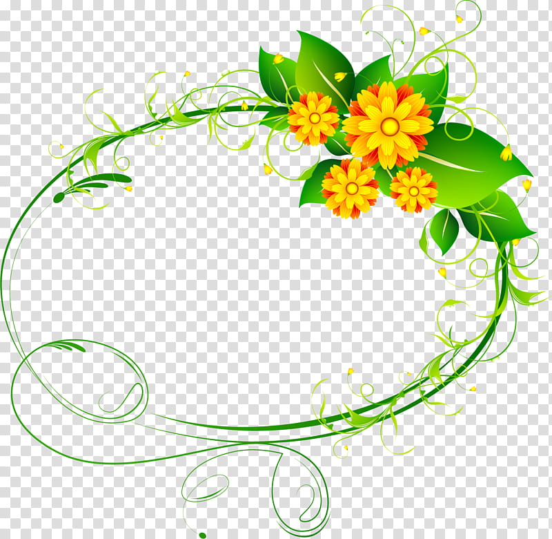 flower oval frame floral oval frame, Leaf, Plant transparent background PNG clipart