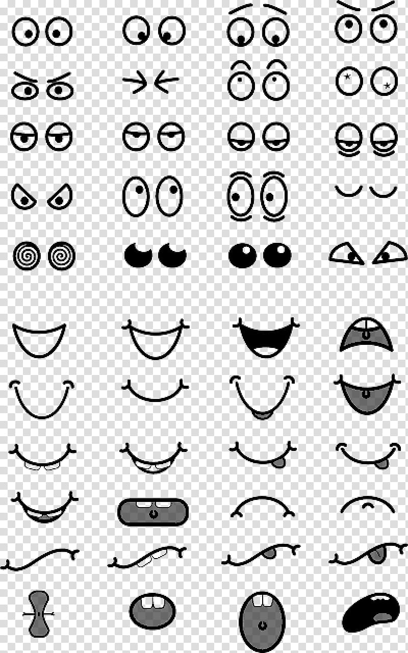 Emoticon Line, Eye, Drawing, Face, Cartoon, Doodle, Smile, Mouth transparent background PNG clipart