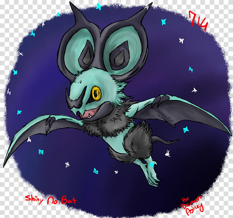 Shiny Noibat transparent background PNG clipart