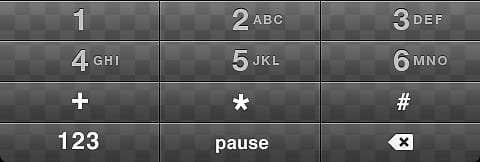 Triplet iPhone Theme SD, number keypad illustration transparent background PNG clipart