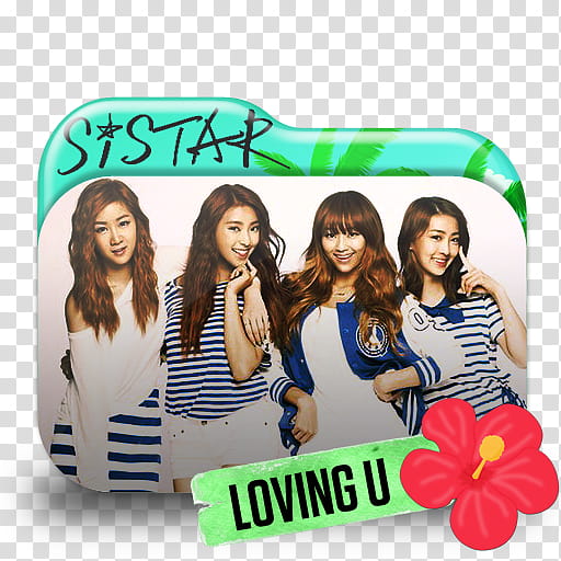 Sistar Loving U Folder Icon ,  Sistar transparent background PNG clipart