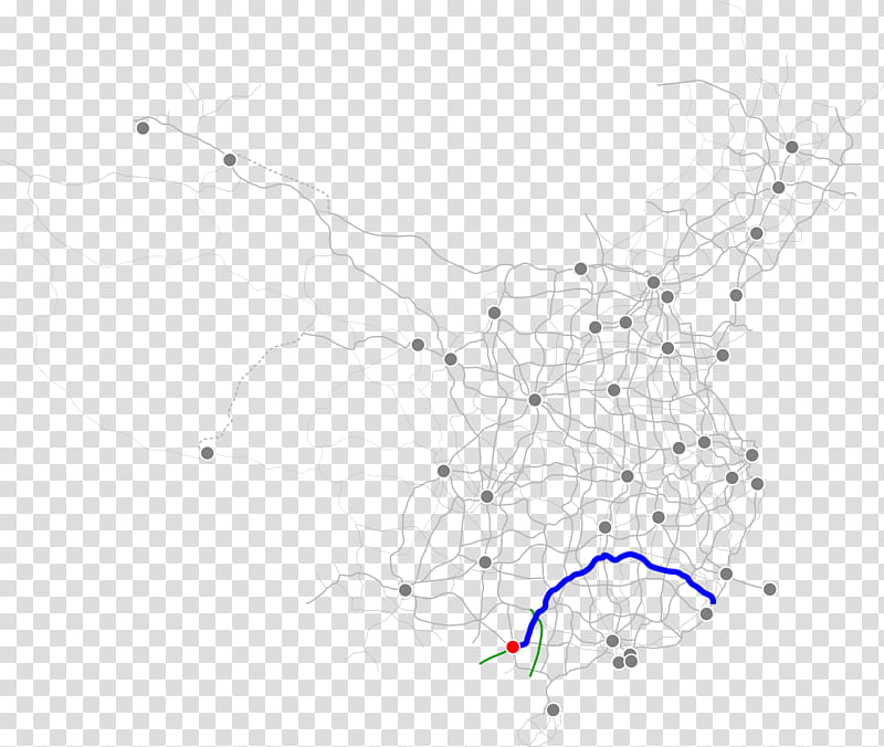 Tree Trunk Drawing, Expressways Of China, National Trunk Highway System, Line, Map, Area, Line Art, Branch transparent background PNG clipart