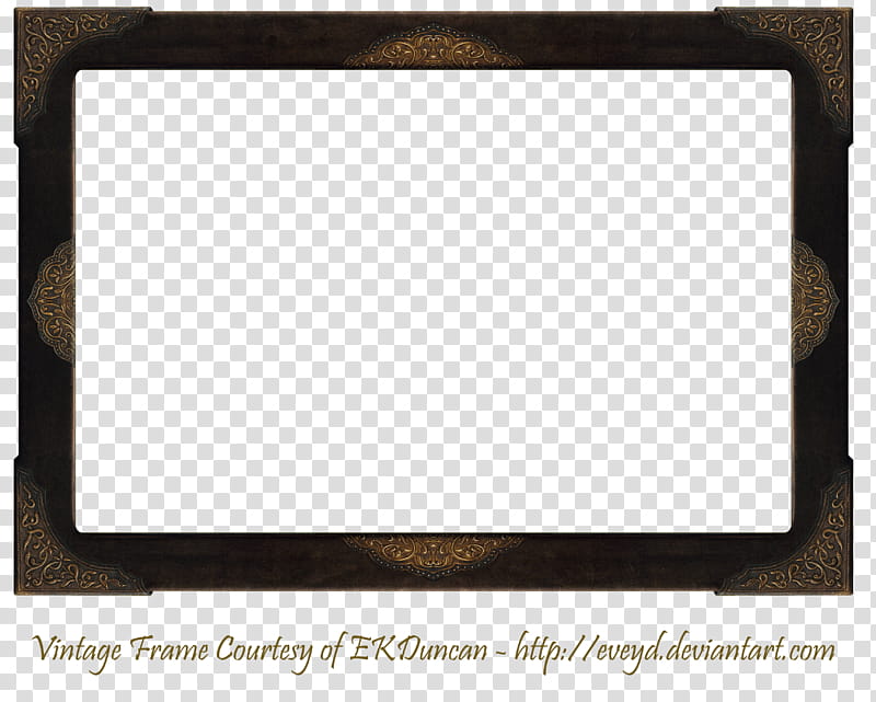Eastern Accent Frame , brown and black vintage frame transparent background PNG clipart
