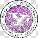 Free Stamp Social Network Icon V, Yahoo! transparent background PNG clipart