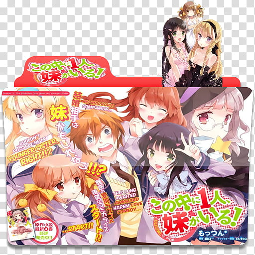 Anime Icon Pack, Kono Naka Ni Hitori Imouto Ga Iru transparent background PNG clipart