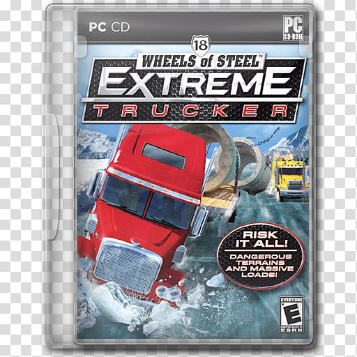 Game Icons , -Wheels-Of-Steel-Extreme-Trucker, PC DVD Wheels of Steel Extreme Trucker case transparent background PNG clipart