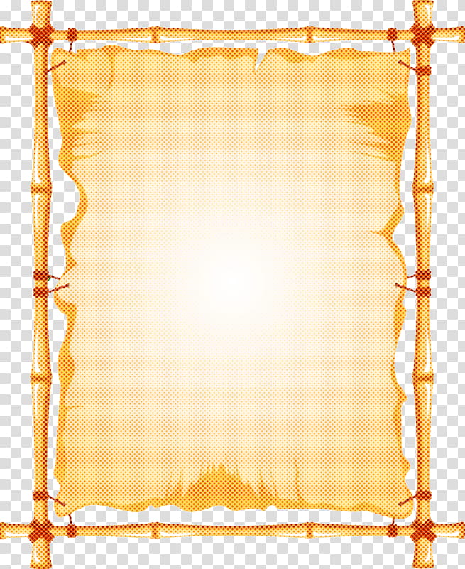 Background Yellow Frame, Frames, BORDERS AND FRAMES, Bamboo, Moldura Porta Retrato, Drawing, Rectangle transparent background PNG clipart