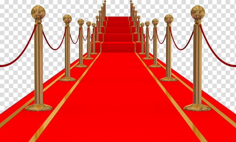 Red Carpet ByunCamis, red carpet with stanchions illustration transparent background PNG clipart