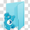 Care Bears V, blue care bear illustration transparent background PNG clipart