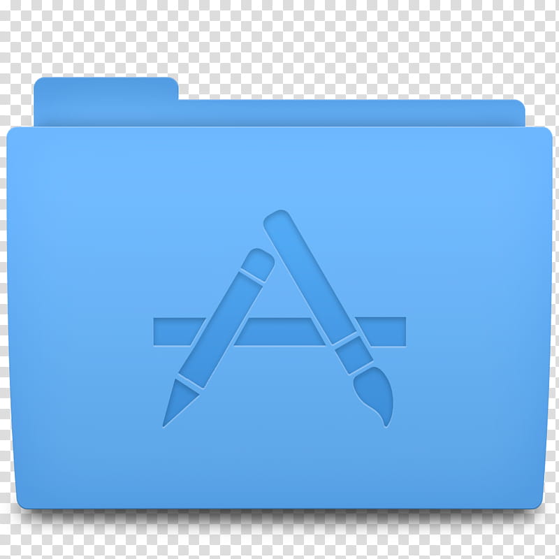 Accio Folder Icons for OSX, Applications, blue folder transparent background PNG clipart