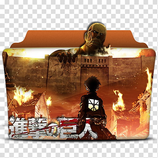 TV Icons Set , Attack on Titan transparent background PNG clipart