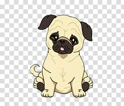 o v e r l a y S, paw pug illustration transparent background PNG clipart