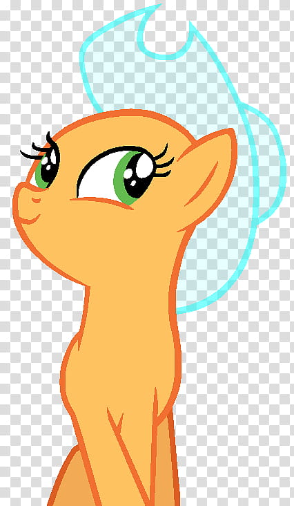 MLP Base , orange My Little Pony illustration transparent background PNG clipart