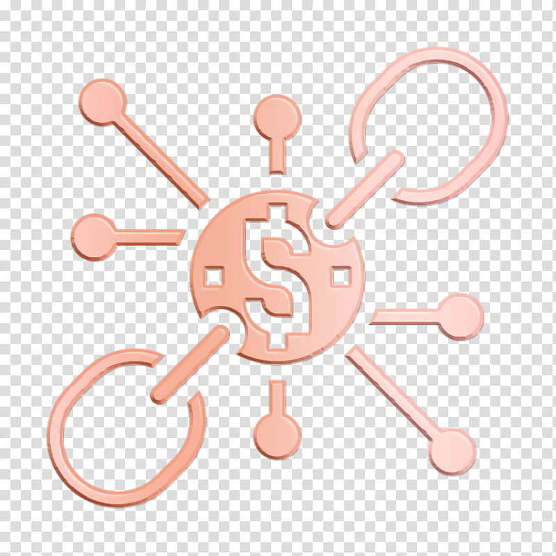 Blockchain icon Chain icon Bitcoin icon, Pink, Line, Gesture, Circle transparent background PNG clipart