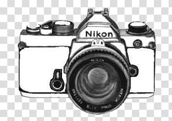 vintage camera drawing nikon