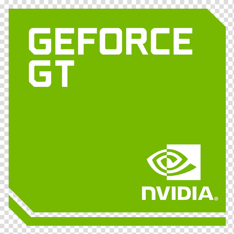 Original Logo NVIDIA GEFORCE Mobile GT transparent background PNG clipart