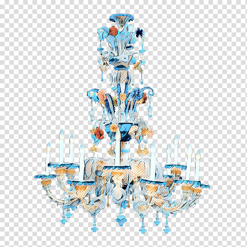 Retro, Pop Art, Vintage, Chandelier, Murano, Light, Venetian Glass, Lighting transparent background PNG clipart