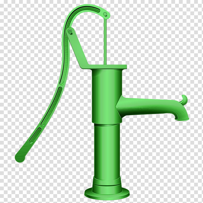 Hand pump Hardware Pumps Water well pump Submersible pump, Watercolor, Paint, Wet Ink, Faucet Handles Controls, Centrifugal Pump, Water Supply, Fire Pump transparent background PNG clipart