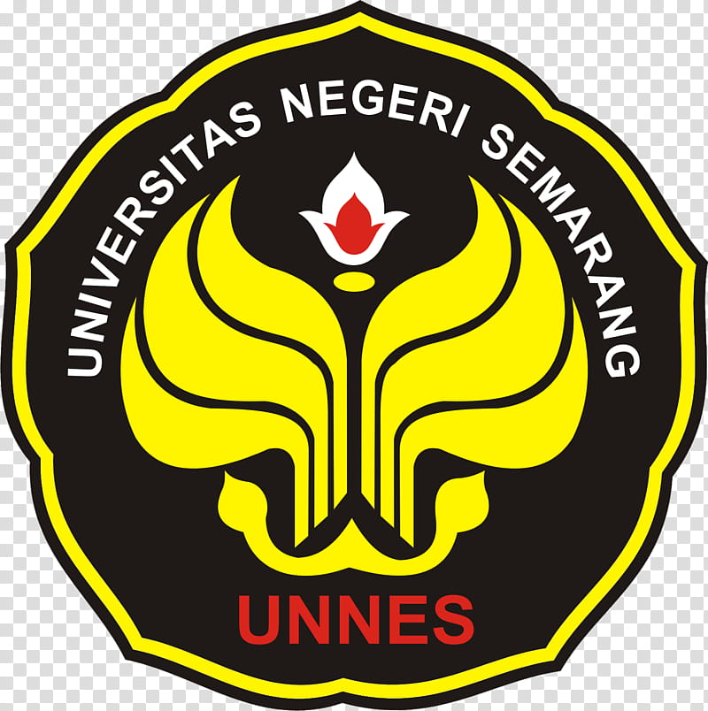 State University Of Semarang Yellow, Unnes, Logo, Public University, Area, Symbol, Signage transparent background PNG clipart