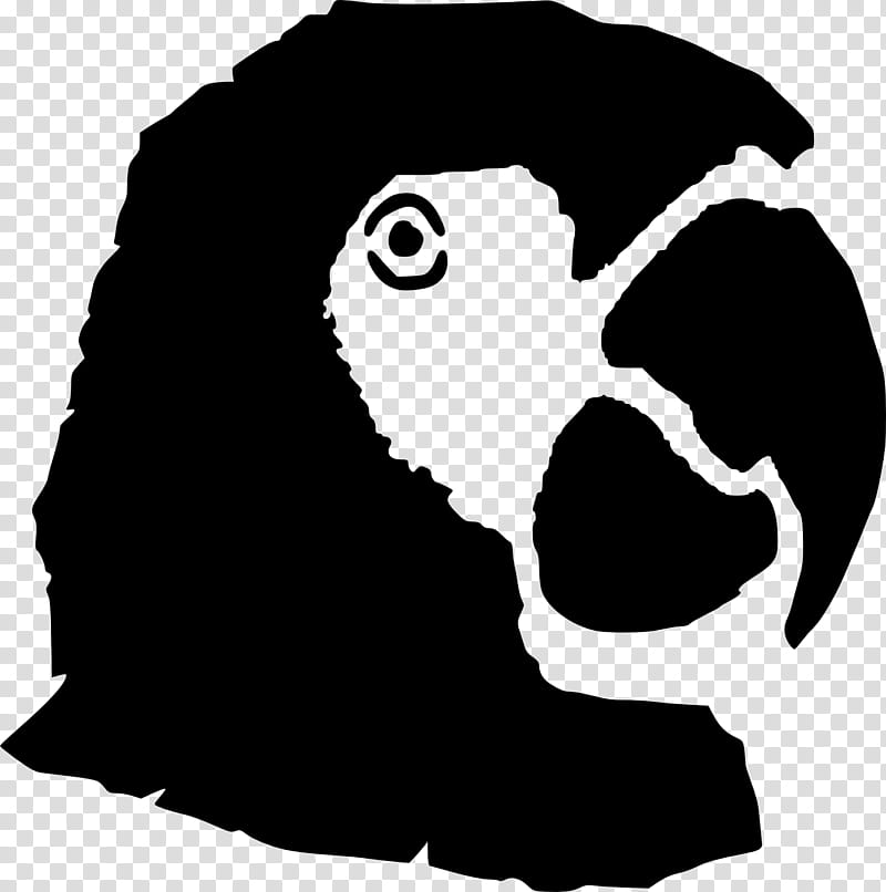 Painting, Stencil, Drawing, Parrot, Silhouette, Schablone, Graffiti, Head transparent background PNG clipart
