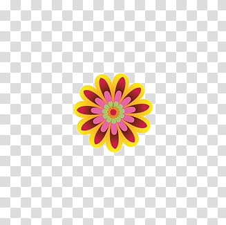 Summer , yellow and pink flower illustration transparent background PNG clipart