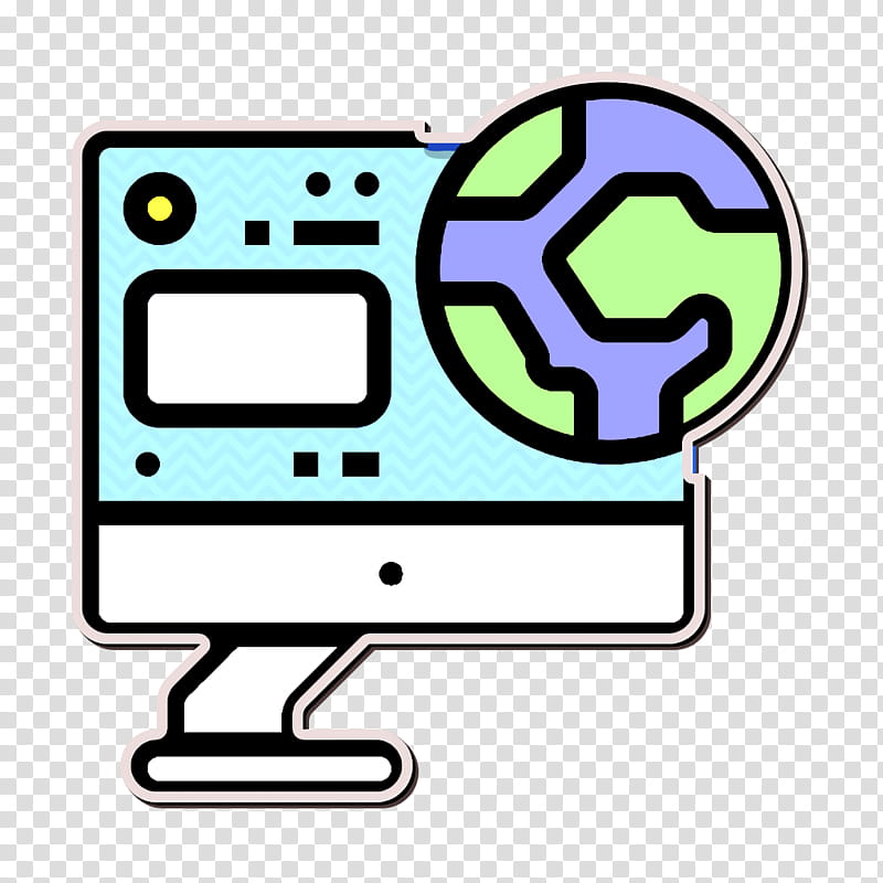 Global Warming icon World icon Ecology and environment icon, Line, Technology, Computer Monitor Accessory transparent background PNG clipart