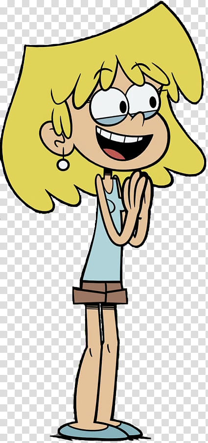 Lori Loud clapping. transparent background PNG clipart