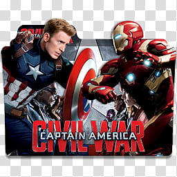 MCU Phase Three Folder Icon , Captain America Civil War ()_x transparent background PNG clipart