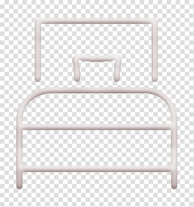 bed icon hotel icon single icon, Furniture, Chair, Outdoor Furniture, Table transparent background PNG clipart